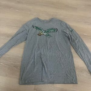 Nike Gray Philadelphia Eagles Long Sleeve Tee